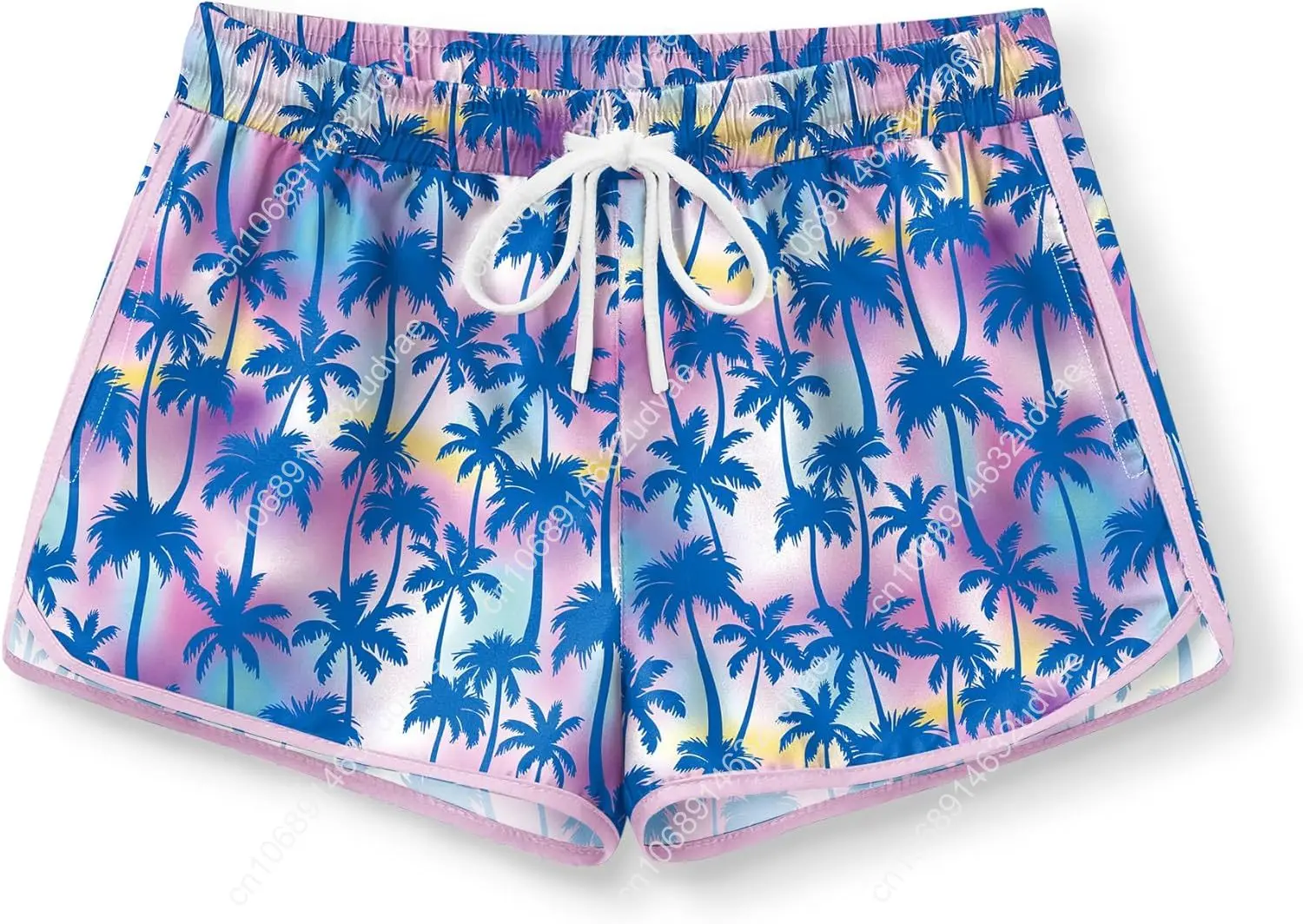 Swim Trunk Quick Dry - BesserBayの女の子用、夏にぴったりの伸縮性ウエストバンド付きビーチ水着ショートパンツ。速乾性があり、ポケット付き。5歳から14歳向け。