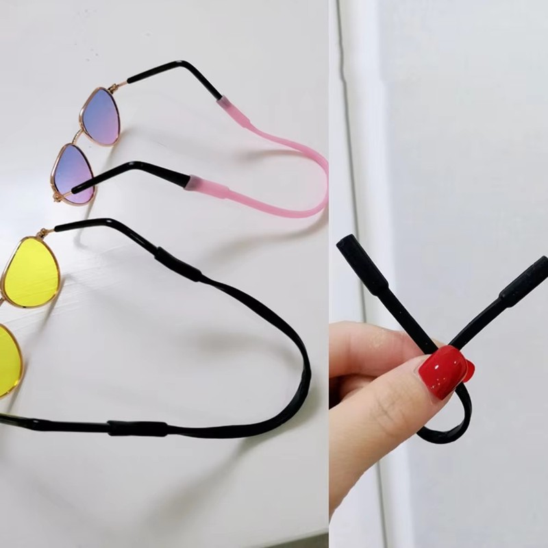 Sunglass Retainer Cord - 1/3/6 個ペット用品滑り止めメガネロープストラップシリコーンサングラスチェーンホルダーストラップ小型犬猫ペットアクセサリー用