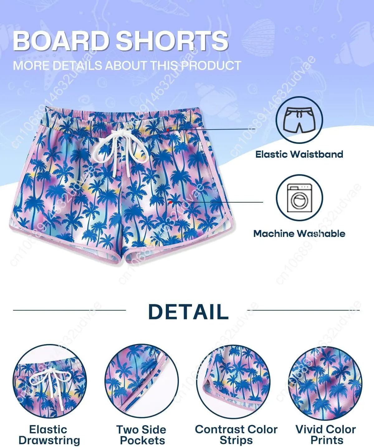 BesserBayの女の子用、夏にぴったりの伸縮性ウエストバ - Swim Trunk Quick Dry のレビューと価格