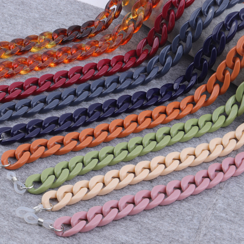 新しいファッションアクリルメガネチェーンホルダーコード読書サ - Sunglass Retainer Cord のレビューと価格
