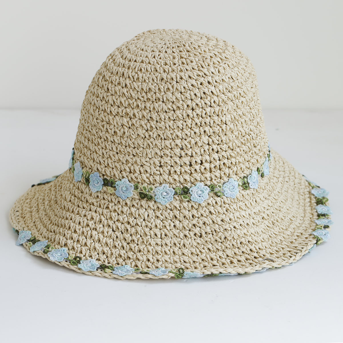 2026年新作 手作り 高品質 シンプルでおしゃれなフラワー - Bucket Hat Straw のレビューと価格